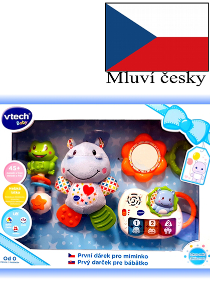 Vtech První dárek pro miminko (CZ) - modrý